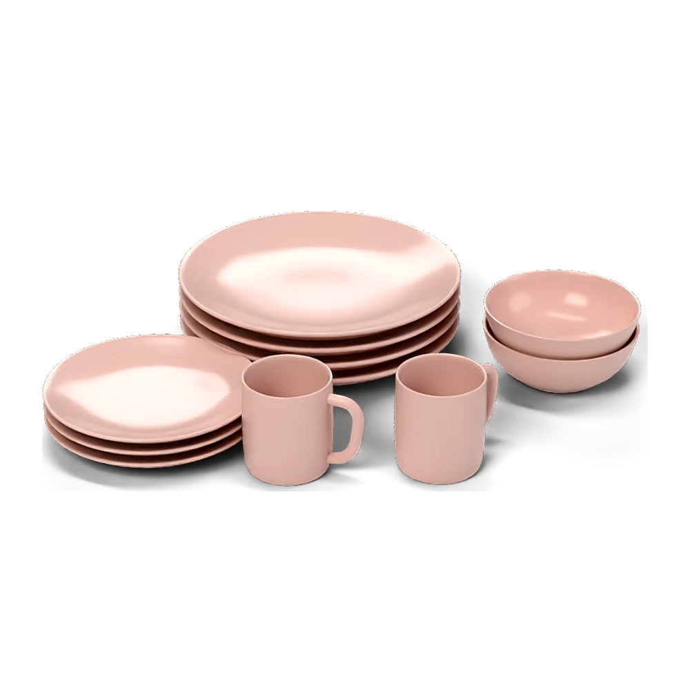 Blush Glaze 36-Piece Dinner Set